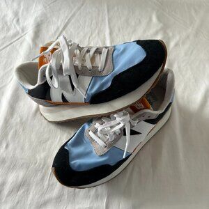 New Balance 237 Blue/White/Rust Suede Sneaker MS237EB